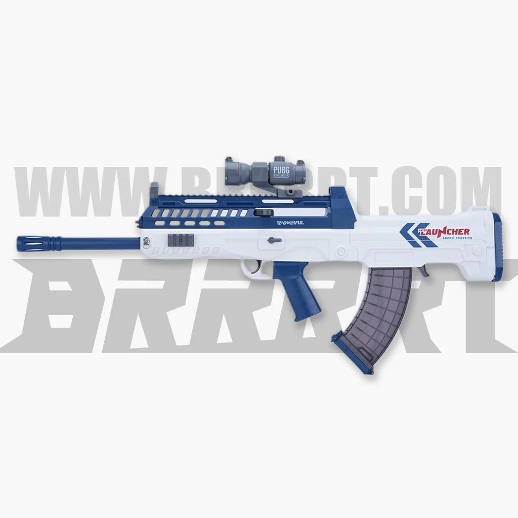 Elektrisch Automatisch Waterpistool "QBZ-97 machinegeweer - Meesterlijke Stijl en Functionaliteit voor Ultieme Watergevechten Blauw"