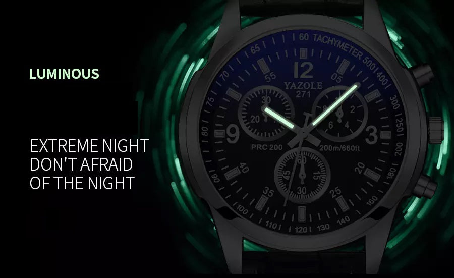 Heren Geschenkset Met Horloge en Armband In Juweliersbox Type Dylan Wit Zwart