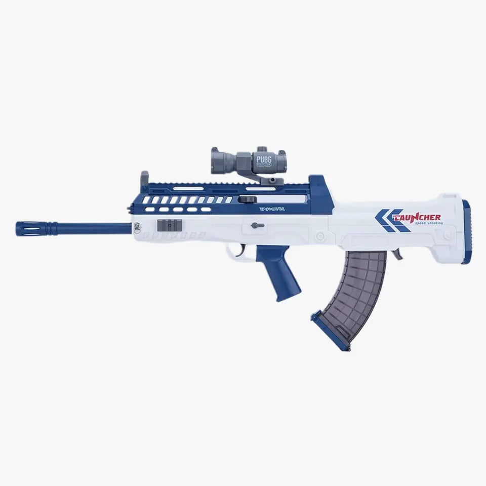 Elektrisch Automatisch Waterpistool "QBZ-97 machinegeweer - Meesterlijke Stijl en Functionaliteit voor Ultieme Watergevechten Blauw"