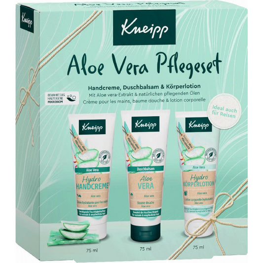 Kneipp Beautyset met Hydraterende Handcrème, Douchebalsem en Bodylotion - Complete Verzorgingsroutine - Diepe Voeding en Hydratatie - Dagelijks Gebruik - 75 ml