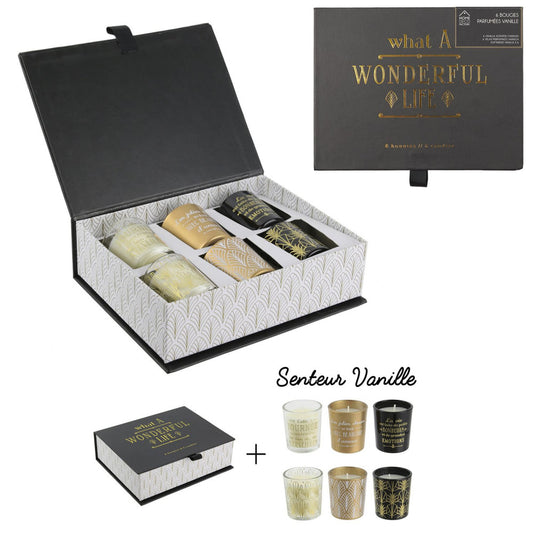 Luxe Geurkaarsenset in Cadeauverpakking