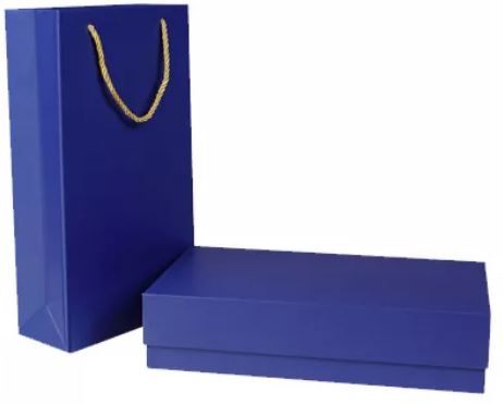 Luxe zakelijke Geschenkset Blauw 7-Delig met Powerbank, Bluetooth Speaker, Pen, Aantekeningen Boek, Thermoskan, Paraplu en USB Stick in geschenkverpakking