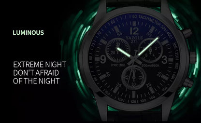 Sierraden Geschenkset voor hem Met Horloge en Armband In Juweliersbox Type Dylan licht bruin