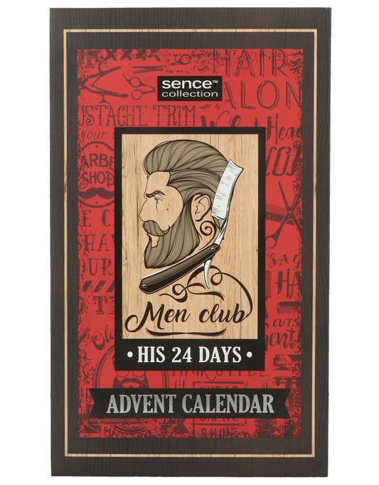 Scheer en baard giftset Sence Men Care Giftbox Advent 24 delig